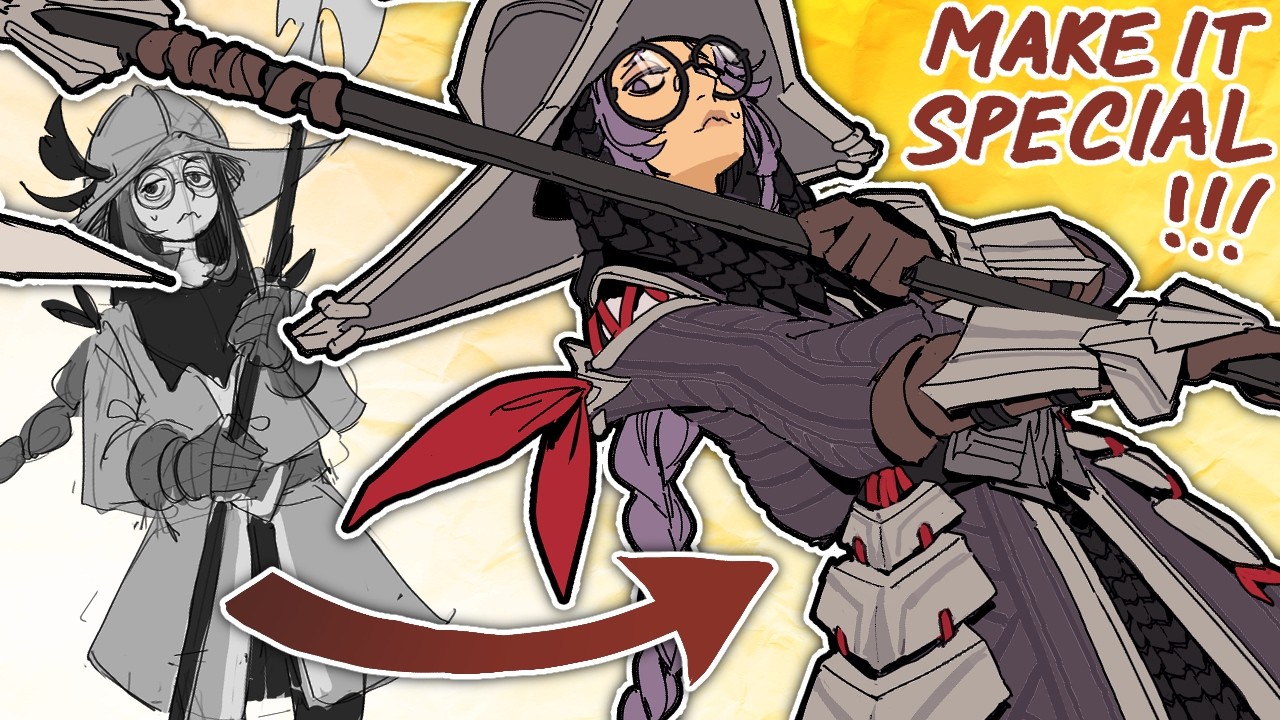 How I make my character designs BETTER