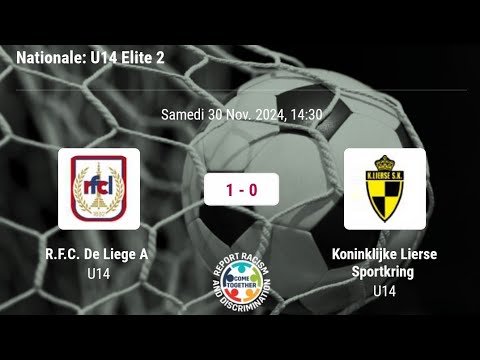U14 R.F.C. DE LIÈGE 1 - 0 LIERSE KEMPENZONEN U14 - 30/11/2024 14H30-