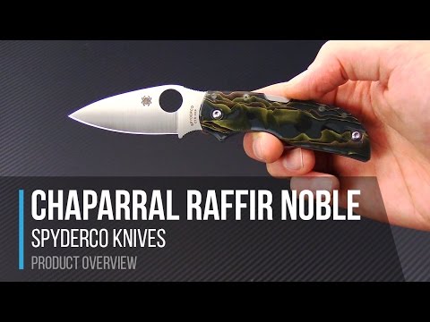 Spyderco Chaparral Raffir Noble C152RNP XHP Knife Spyderco Chaparral Raffir Noble C152RNP XHP Knife