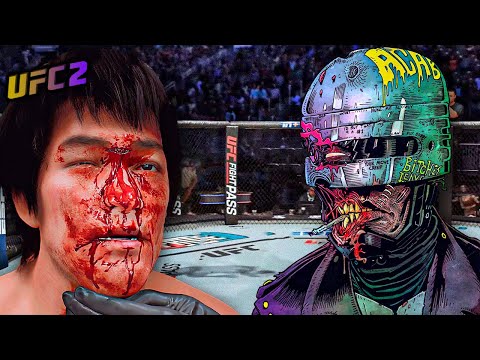 Zombie Robocop vs. Bruce Dragon Lee  (EA sports UFC 2) - Rematch