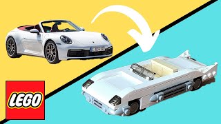 How to make a LEGO Porsche 911 Convertible | Custom LEGO Porsche 911 Build
