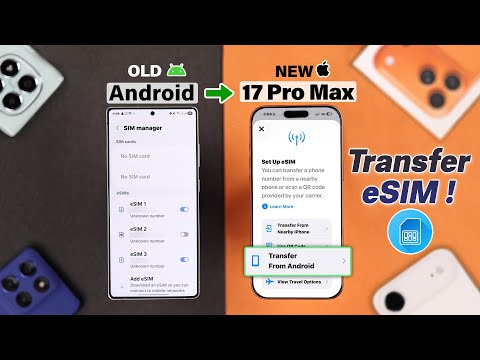 How to Activate eSim From Old Android to New iPhone 17 Pro Max! [Transfer]