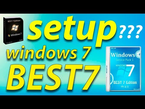 Установка сборки BEST Windows 7 Edition Release Video