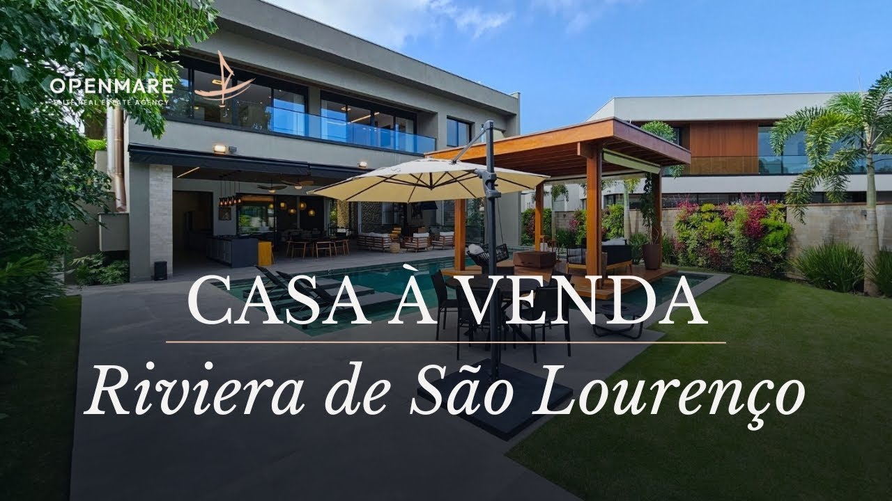 Casa à venda com 06 suítes - 855m² - Riviera - Módulo 12 - Bertioga/SP