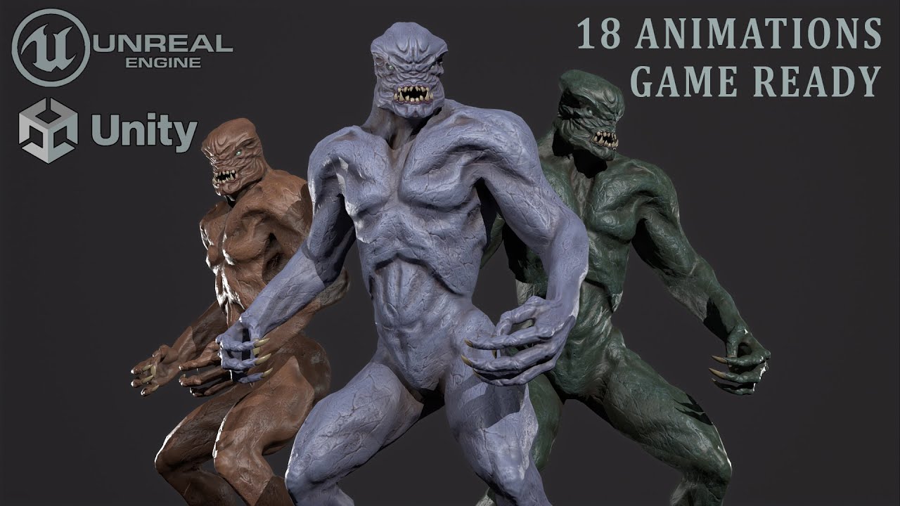 Alien Monster 3D Model