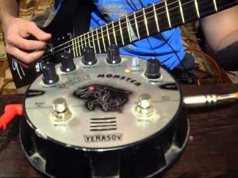 Демонстрация звучания педали эффектов Yerasov Tube Monster TM-1