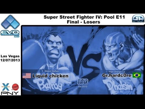 EVO 2k13 Liquid Chiken (Balrog) VS  GR.Hardc0re (Dhalsim)  - Pool E11