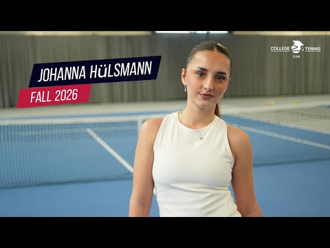 Johanna Hülsmann | LK 13 | est. UTR 6.0–6.5 | 309 official matches & 58% Wins | College Recr. Video
