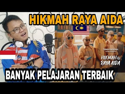 INDONESIA REACTION TO MALAYSIA | TNB RAYA 2021 - HIKMAH RAYA AIDA