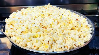 Homemade Cinema Style Sweet Popcorn | How to make Sweet Popcorn | Sweet Popcorn in 5 minutes