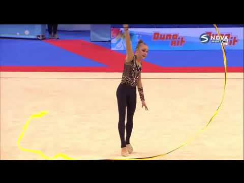Khrystyna Pohranychna (UKR) Ribbon Q - European Championships 2021