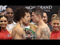 THE FULL BLAIR THE FLAIR COBBS AND CARLOS ORTIZ CERVANTES FULL WEIGH IN AND FACE OFF VIDEO