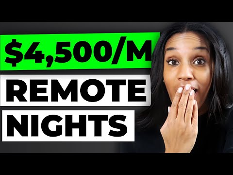 Work from home night jobs deals