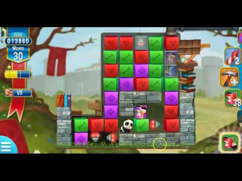 Pet Rescue Saga Level 1381 (no boosters + booster example)