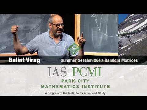 Balint Virag (1.1) Operator limits of random matrices, part 1.1