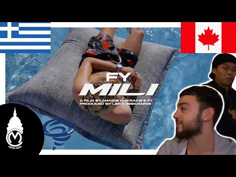 CANADIANS REACT TO GREEK RAP - FY - Mili (Official Music Video)
