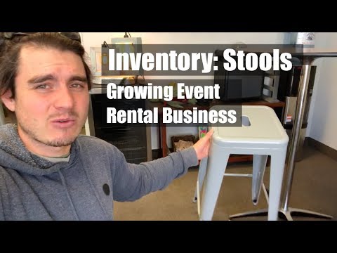 Growing Event Rental Business - Inventory: Stools