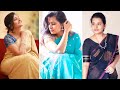 TV Actress Sruthi Raj Hot Saree Navel Completion