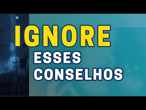 TOP 5 Piores Conselhos que você pode ter ouvido sobre Dinheiro