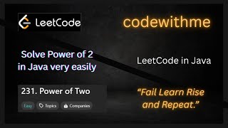 Bit Manipulation Made Easy! Power of Two – LeetCode Guide