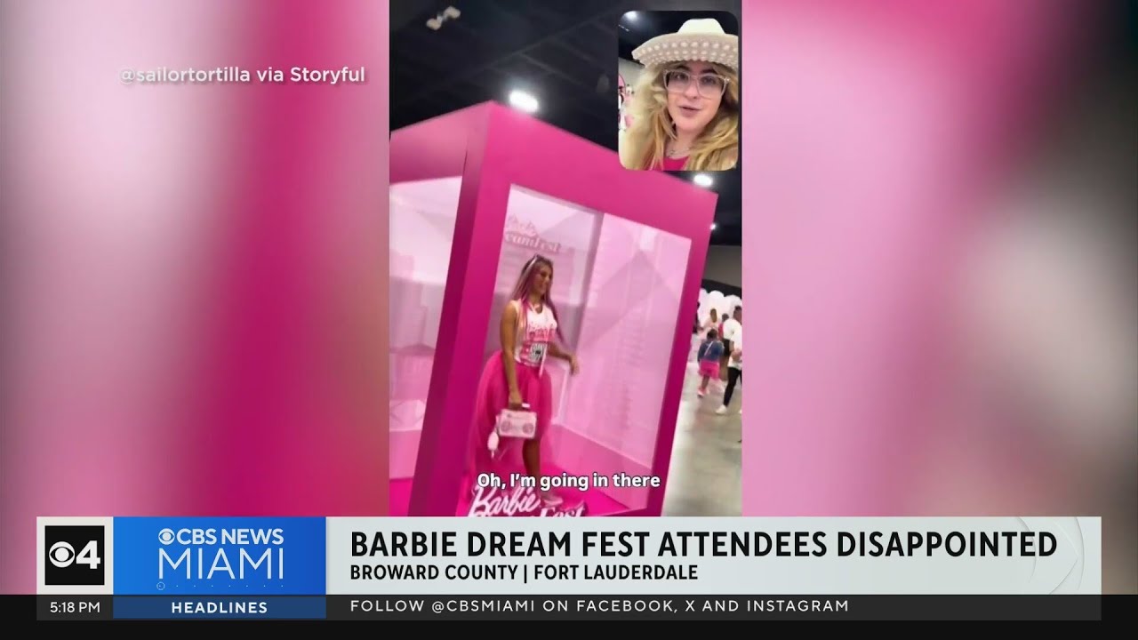Barbie Dream Fest in Fort Lauderdale faces some backlash over disappointing experience