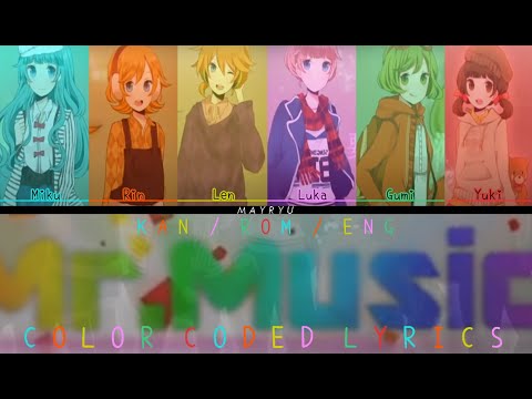 [VOCALOID COLOR CODED] Mr.Music - Vocaloid 6 (KAN/ROM/ENG)