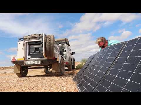 Flex Adventures TW95 12v Double Door Fridge-Freezer at Knersvlakte with Mal Kamper!