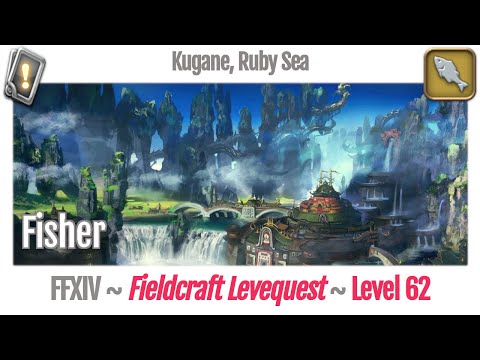 FFXIV Fisher Leves Level 62 - Kugane, Ruby Sea - Stormblood