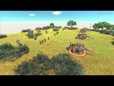 APES ATTACK !! MUTANT PRIMATES VS ALL UNITS animal revolt battle simulator RISE OF THE APES