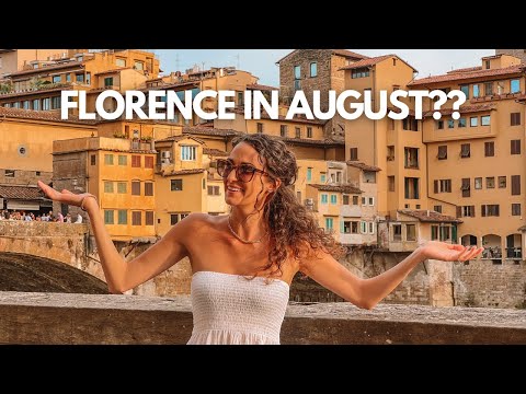Florence in August! Walking the Streets during Ferragosto Weekend in Italy 🇮🇹