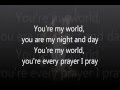 You're My World (Tom Jones) Videoke / Karaoke ...