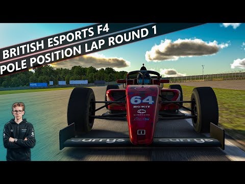 British F4 Esports Championship Pole Position Lap Round 1
