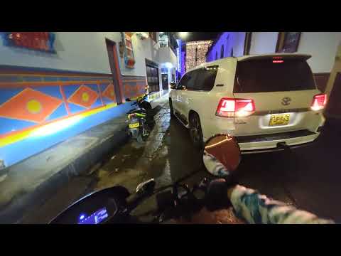 Alumbrados Navideños en Santuario, Antioquia. Recorrido en XR 190 2.0