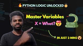 Download the video "Variables and Datatypes in Python 🐍 | Fast explanation under 2 minutes ⏰"