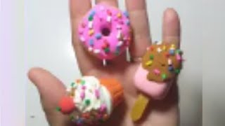 #fácil #iniciantes Delícias modeladas com a massa de e.v.a picolé, cupcake e donuts