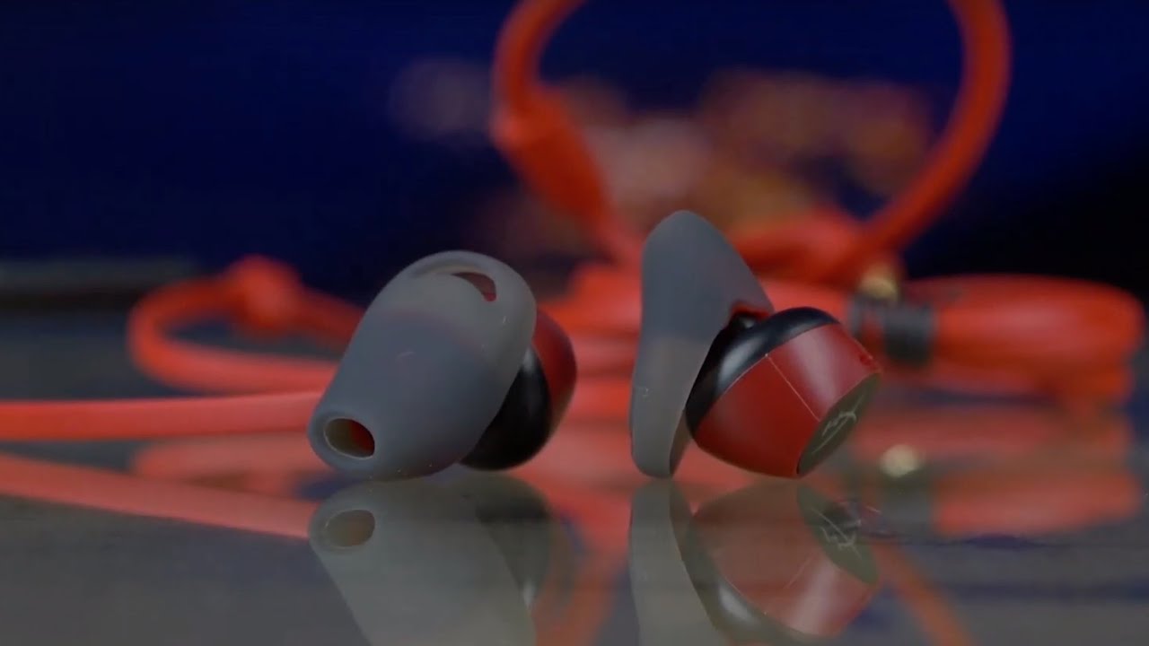 Гарнітура ігрова HyperX Cloud Earbuds (Black/Red) HX-HSCEB-RD video preview