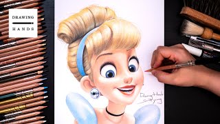 Drawing Disney Princess - Cinderella Drawing Hands