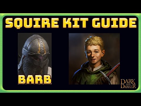 Two TOP BARBARIAN Squire Kit Builds | Dark and Darker | Guide