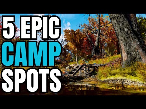 Fallout 76 BEST CAMP Locations With Water