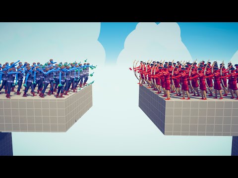 50x ARCHERS vs 50x ARCHERS TOURNAMENT - Totally Accurate Battle Simulator TABS