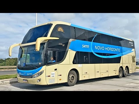 SALVADOR (BA) - NOVA RODOVIÁRIA | MOVIMENTAÇÃO DE ÔNIBUS | NOVO HORIZONTE, ITAPEMIRIM, CAMURUJIPE
