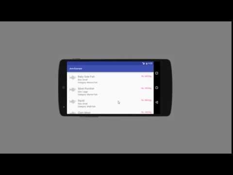 Android JSON Parsing and display with recyclerview demo