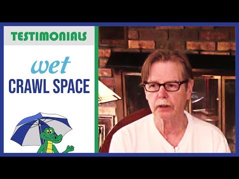 🐊 Gross, Muddy Crawl Space (encapsulation) - Dry Guys Testimonial