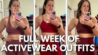 🔥 FULL WEEK OF GYM OUTFITS | Flattering, Functional & On Repeat