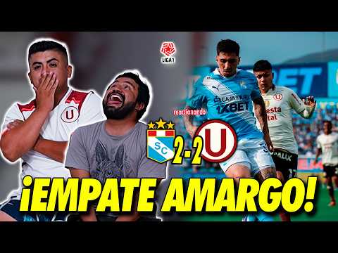 ¡EMPATE CON SABOR AMARGO! | Sporting Cristal 2-2 Universitario | REACCIÓN de AMIGOS  | #Liga1