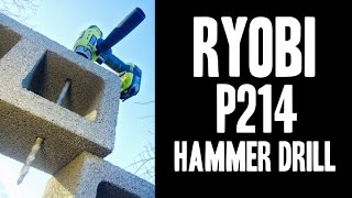 Ryobi 18v ONE+ 1/2" Hammer Drill P214 / P1812