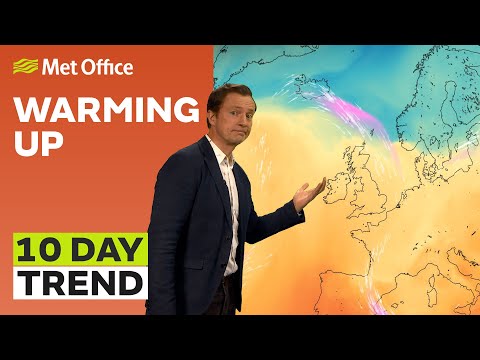 10 Day Trend 26/04/2023 – Warmer for the bank holiday – Met Office weekly weather forecast UK
