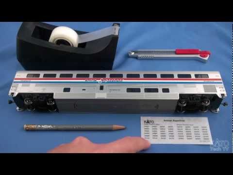 [Kato USA Tech Corner] - Applying road numbers to Kato's HO Superliner Sleepers and Coaches