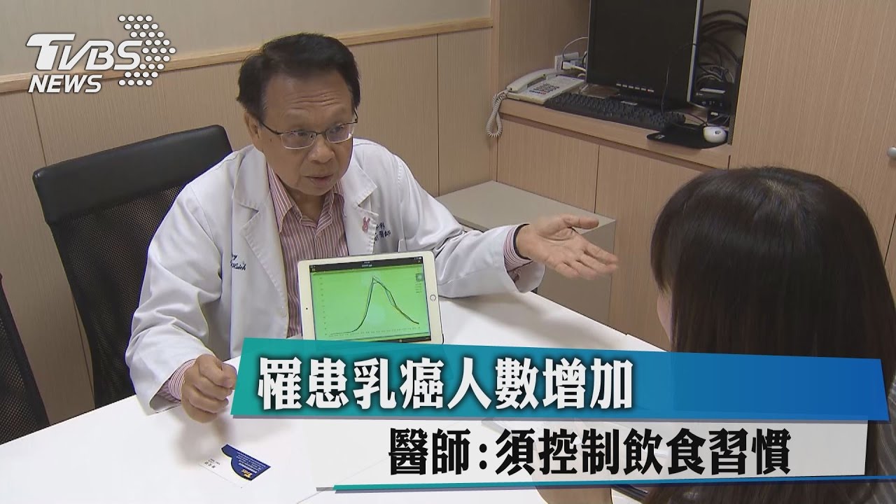 罹患乳癌人數增加 醫師:須控制飲食習慣
