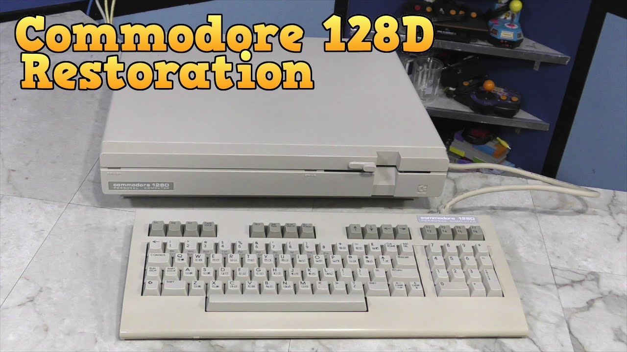 The 8-Bit Guy — Commodore 128D Restoration (eng)